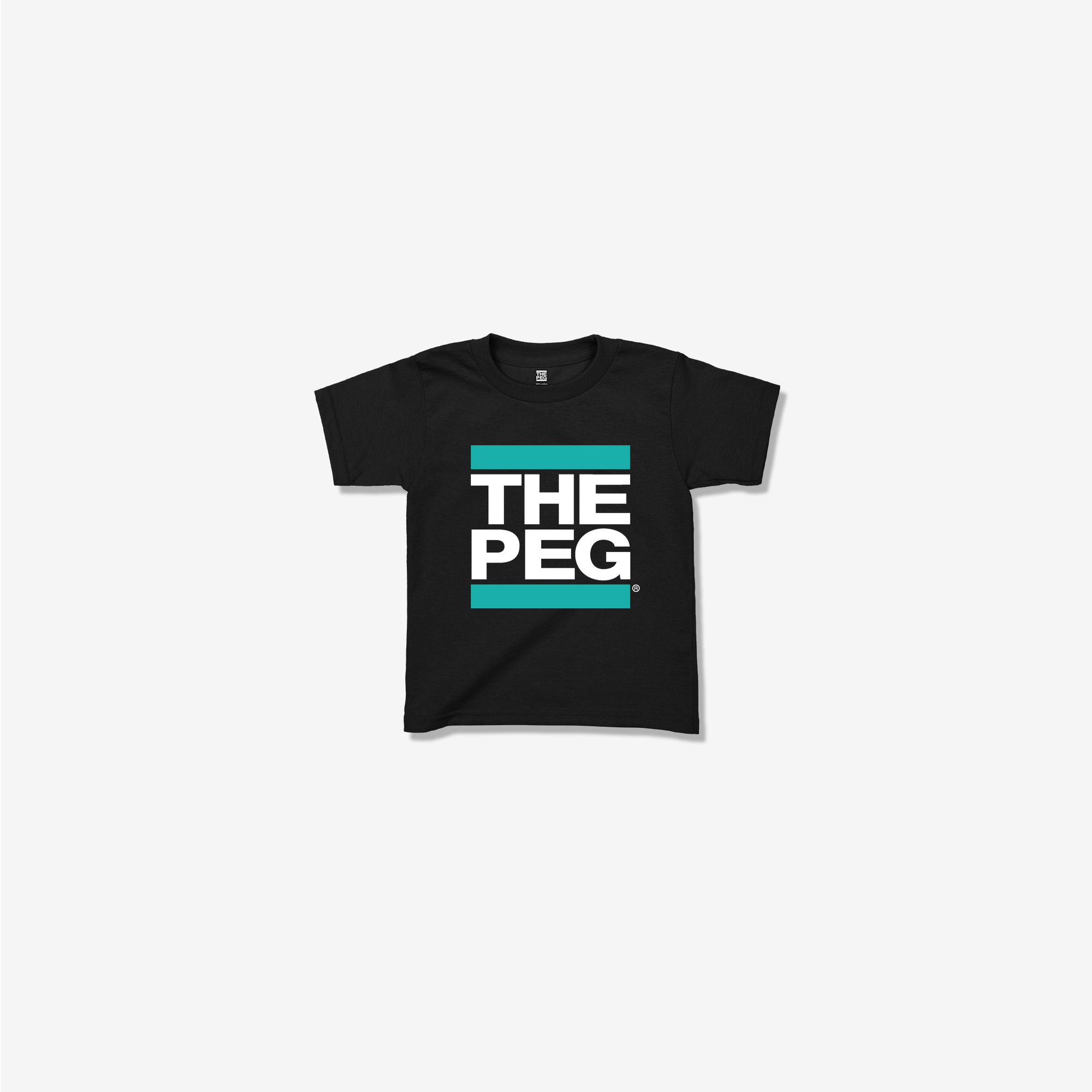 Toddler Tee Shirt (Black/Teal)