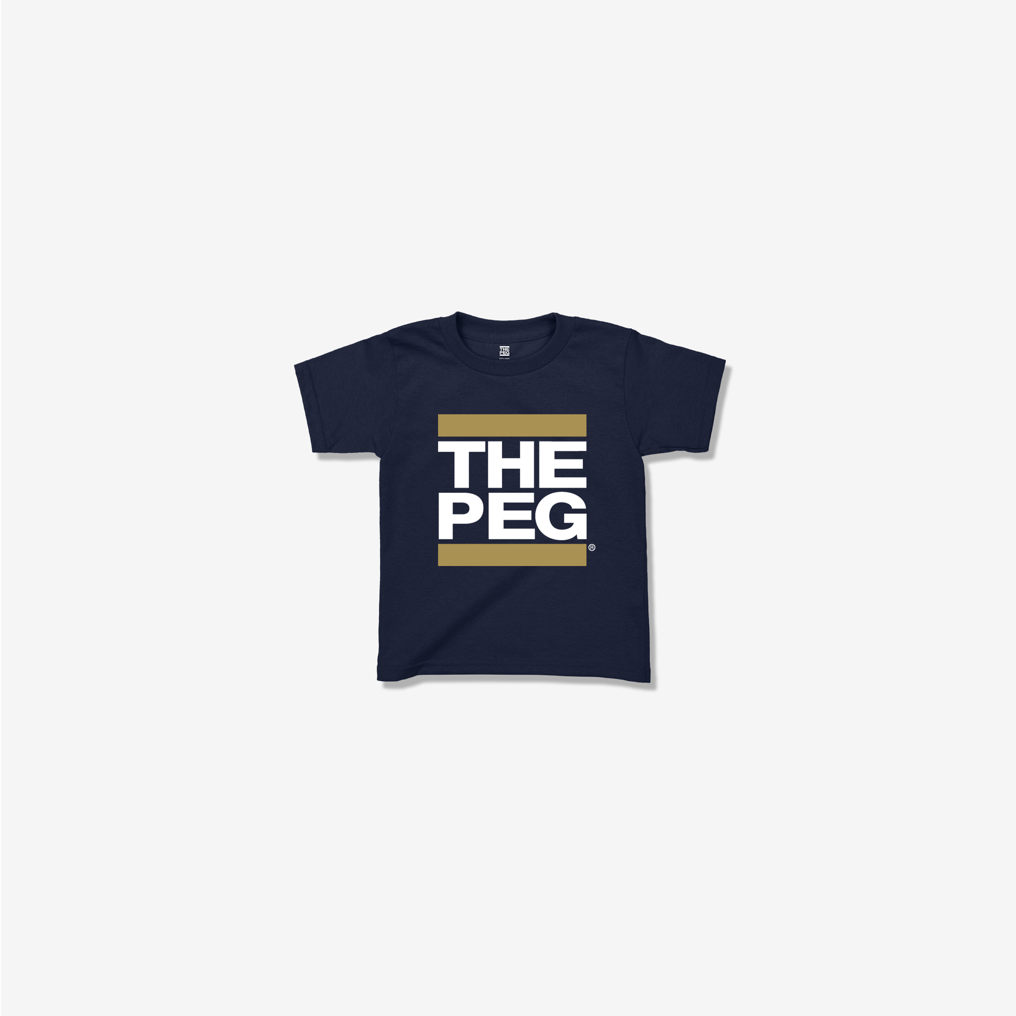 Toddler Tee Shirt (Navy/Gold)