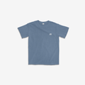 The Dad Embroidered Pigment Dyed Tee Shirt (Blue Denim)