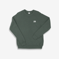 The Mom Raglan Crew (Heather Forest)