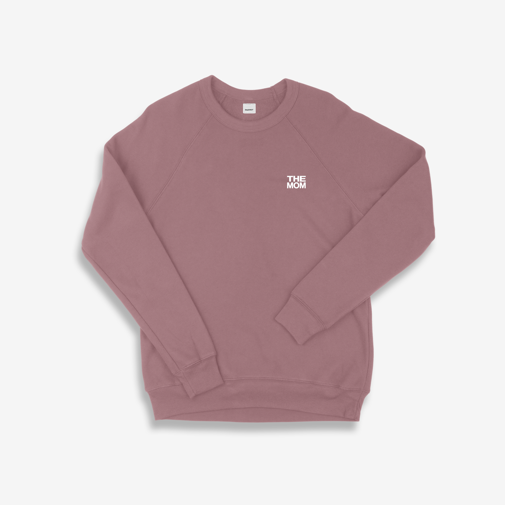 The Mom Raglan Crew (Mauve)