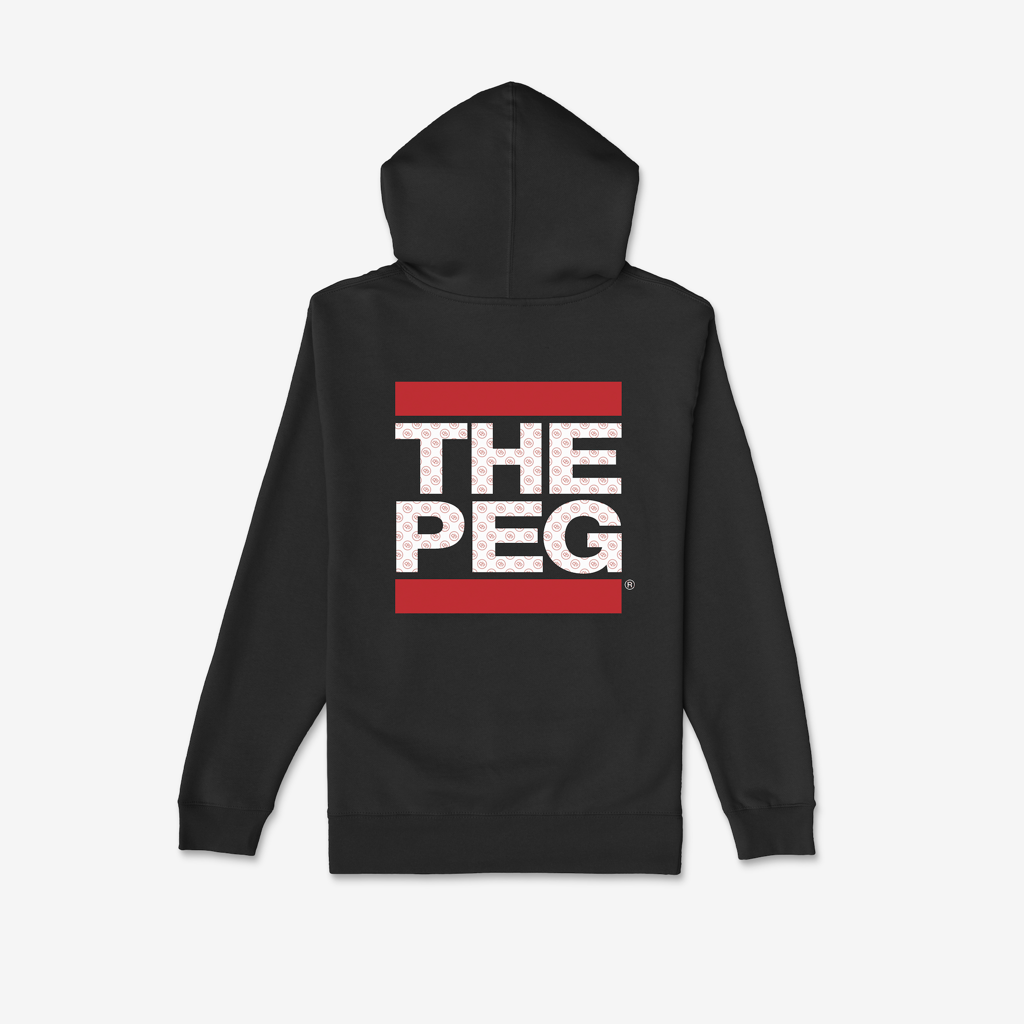 Pre Order: The Peg x Rae and Jerry's Heavy Weight Hoodie (Black)