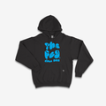 Heavy Weight Bubble Hoodie (Black, Cyan)