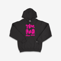 Heavy Weight Bubble Hoodie (Black, Magenta)