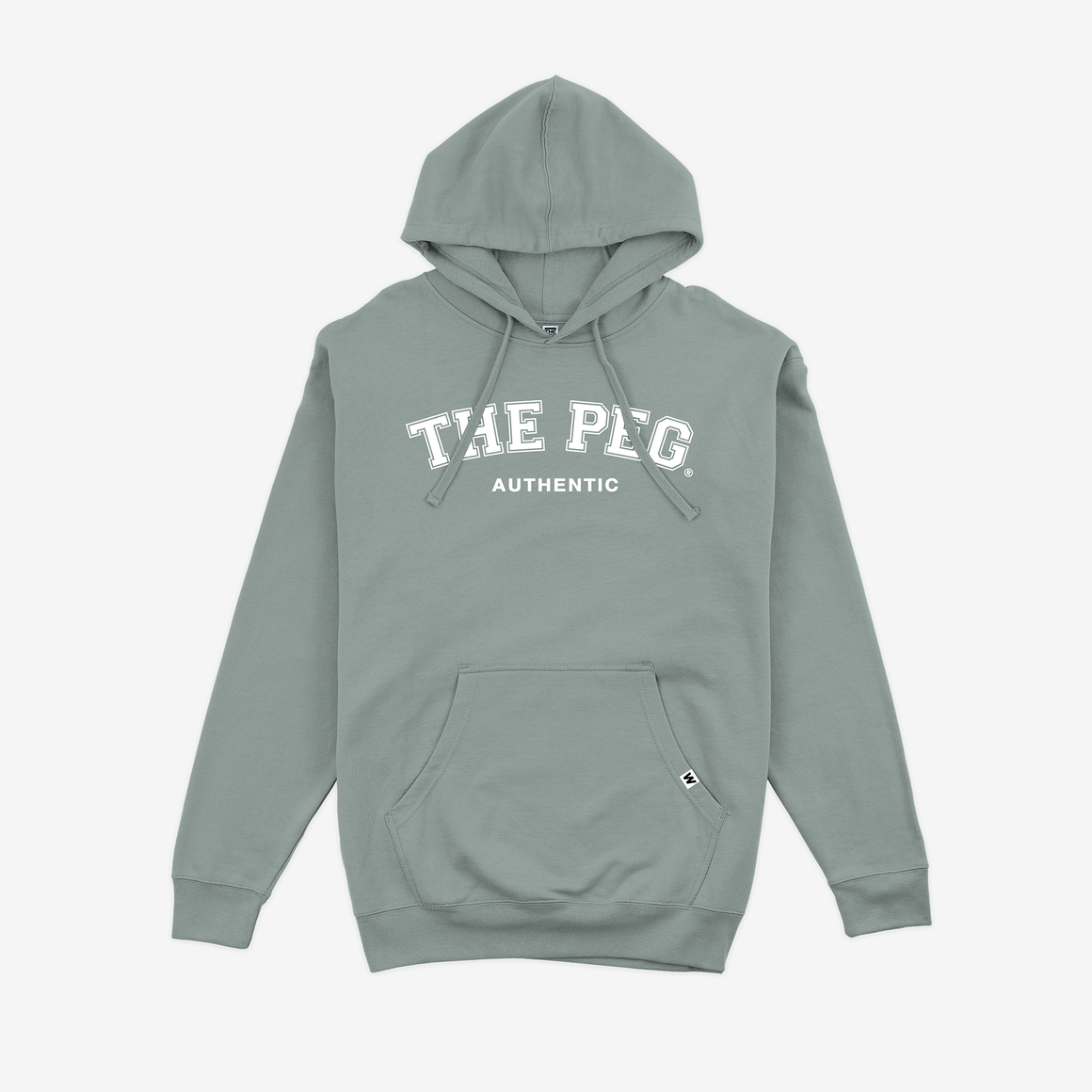 Pre Order: The Peg® Mid Weight Varsity Hoodie (Dusty Sage)