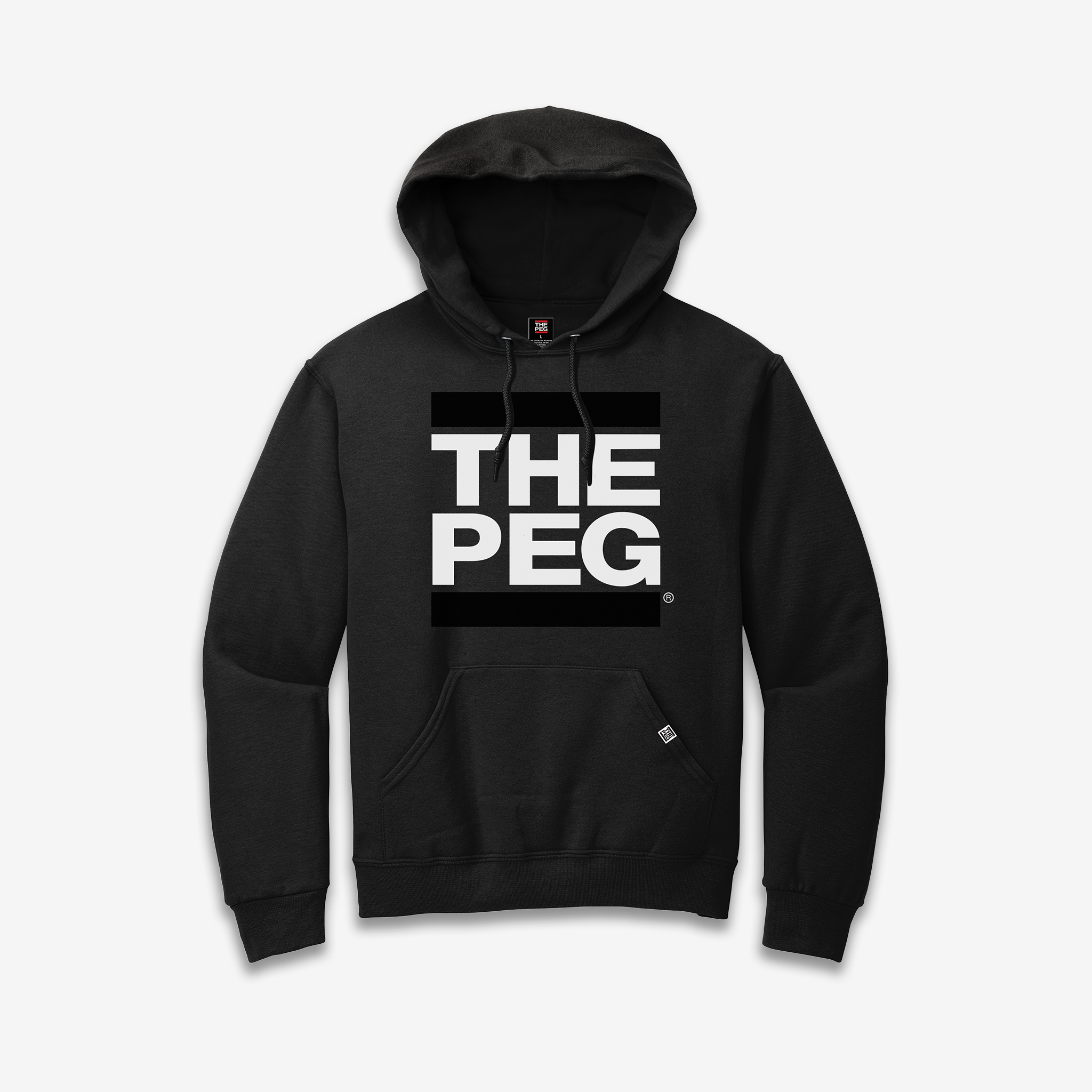 Mid Weight unDMC Hoodie (Black, Black/White)