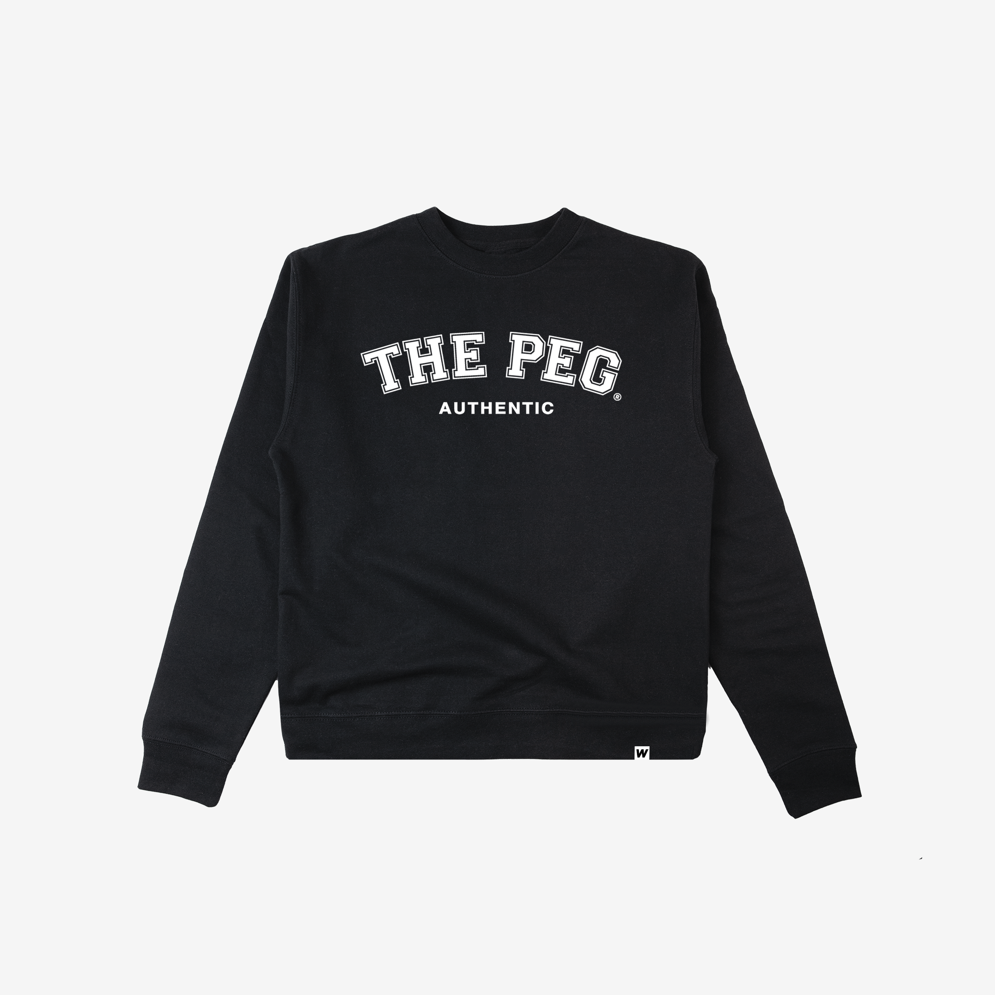 Heavy Weight Varsity Crew (Black)