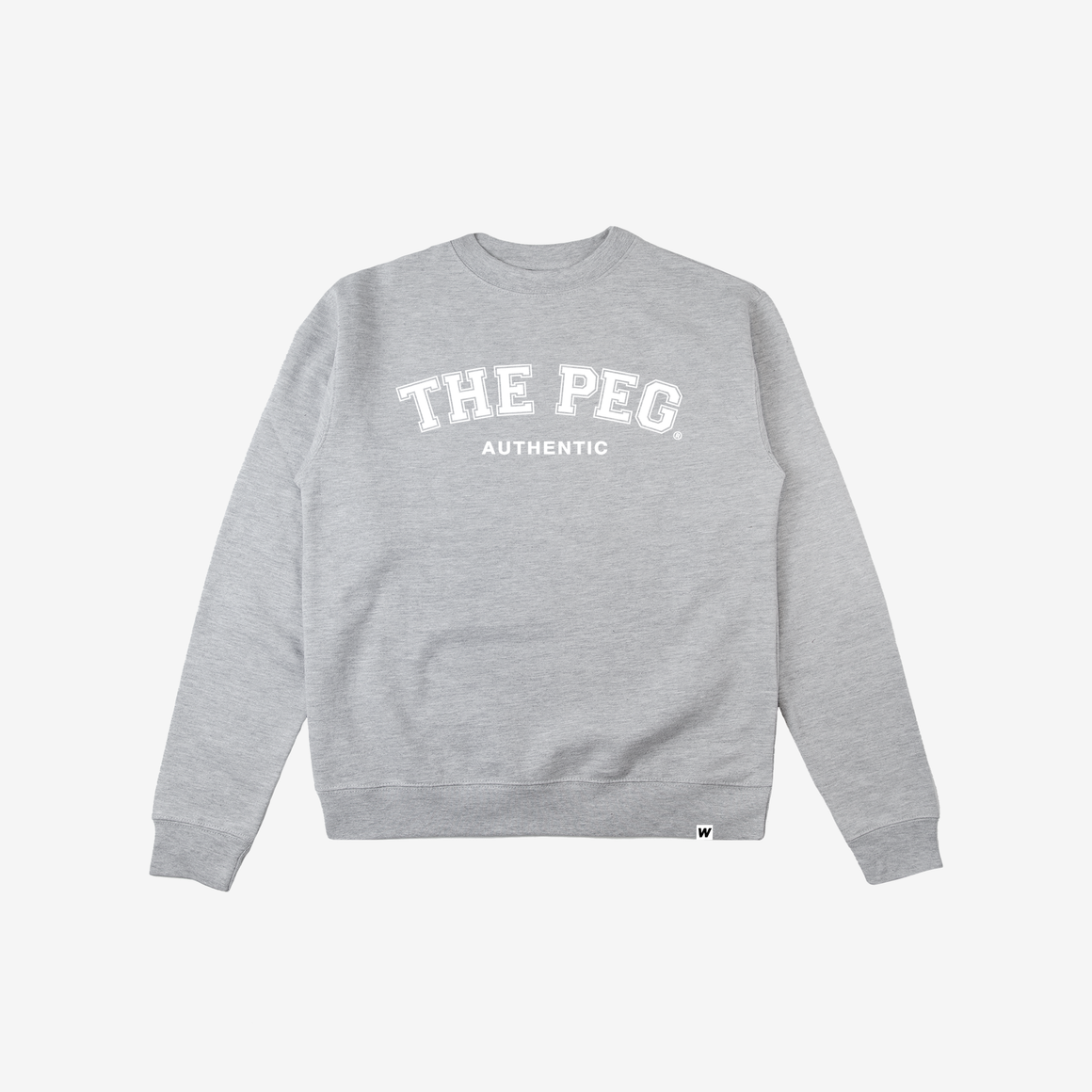Pre Order: The Peg® Mid Weight Varsity Crew (Heather Grey)