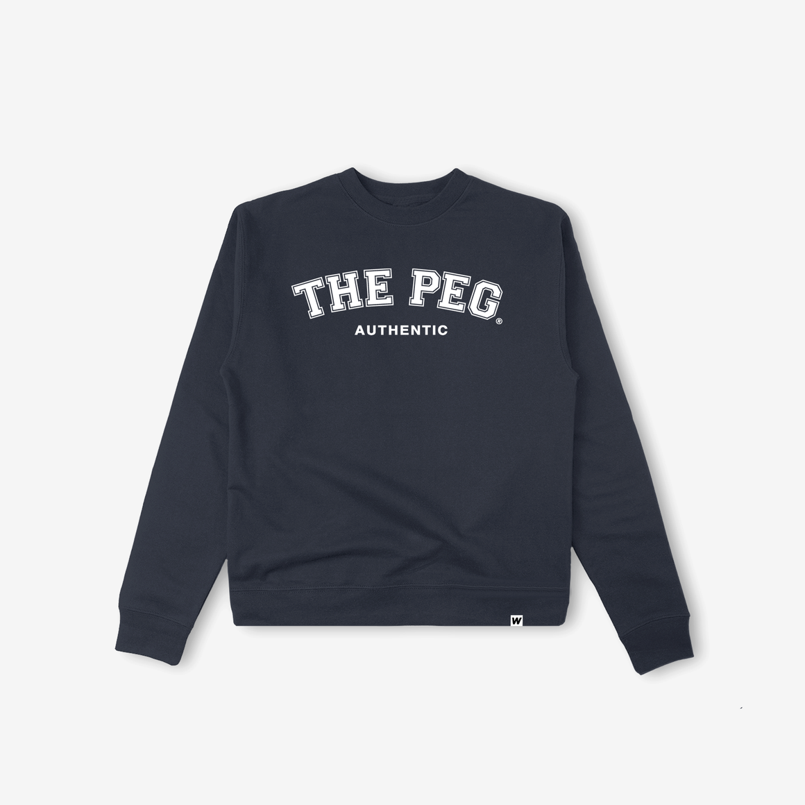 Pre Order: The Peg® Mid Weight Varsity Crew (Navy)