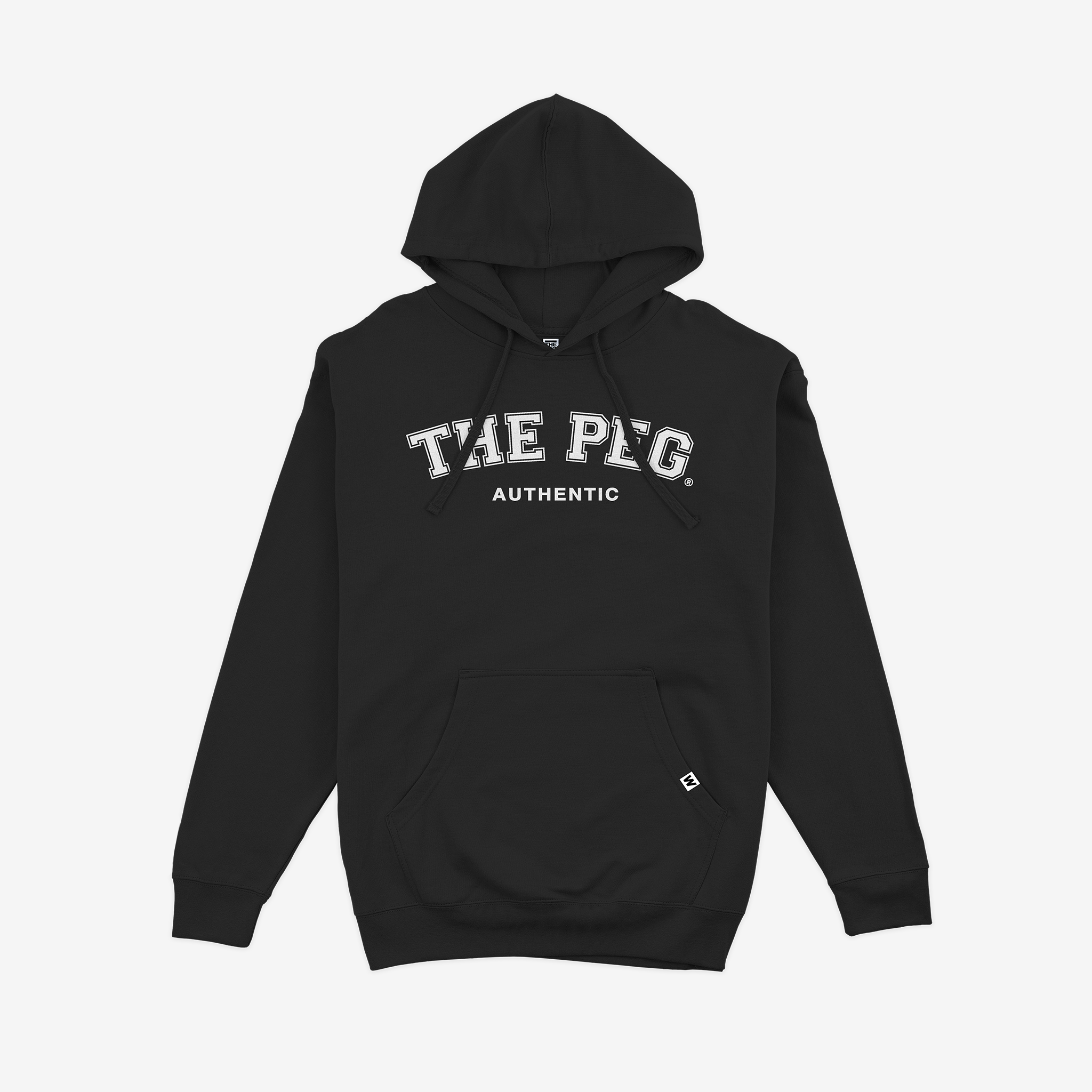 Mid Weight Varsity Hoodie (Black)