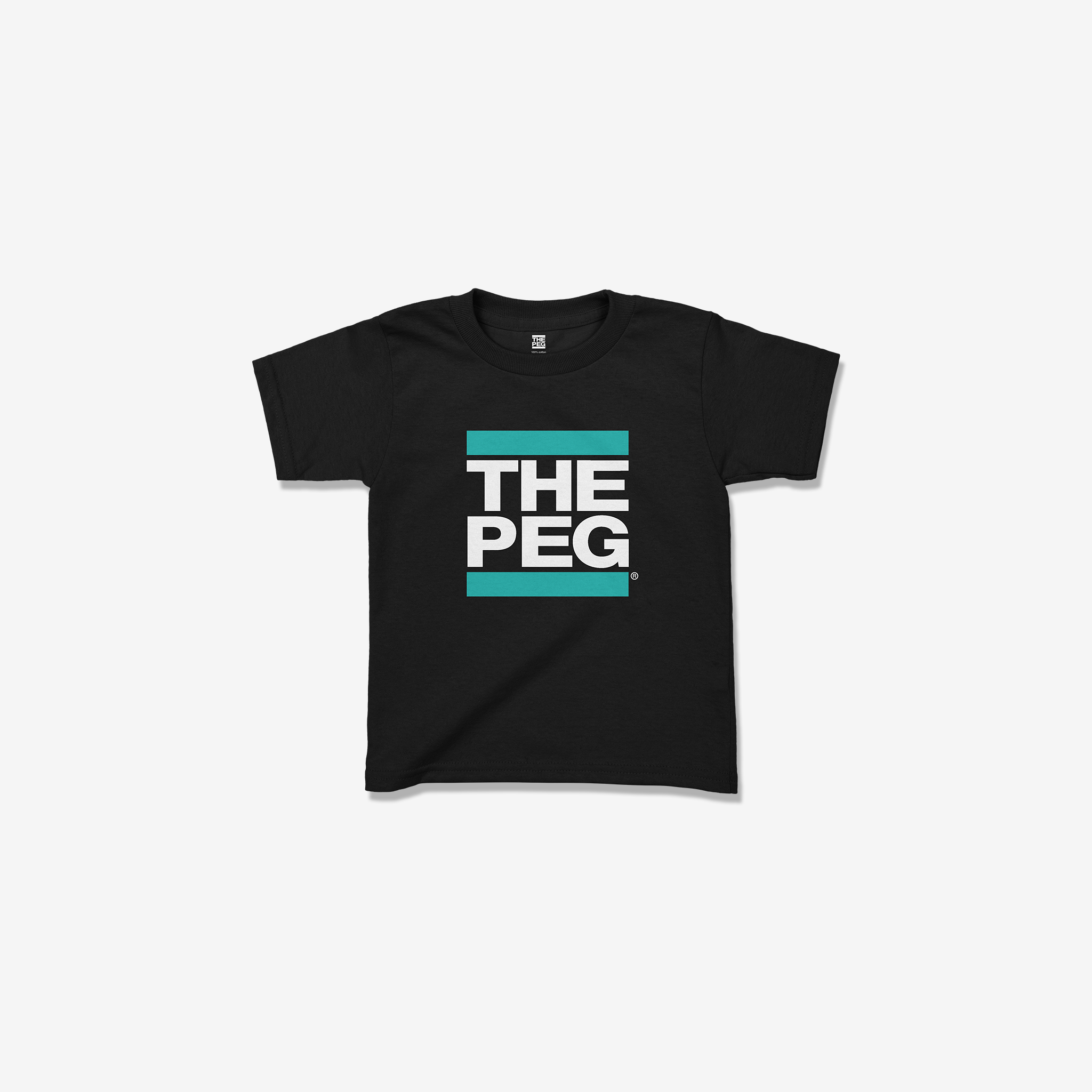Youth Tee Shirt Tee Shirt (Black/Teal)