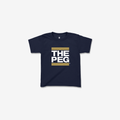 Youth Tee Shirt Tee Shirt (Navy/Gold)