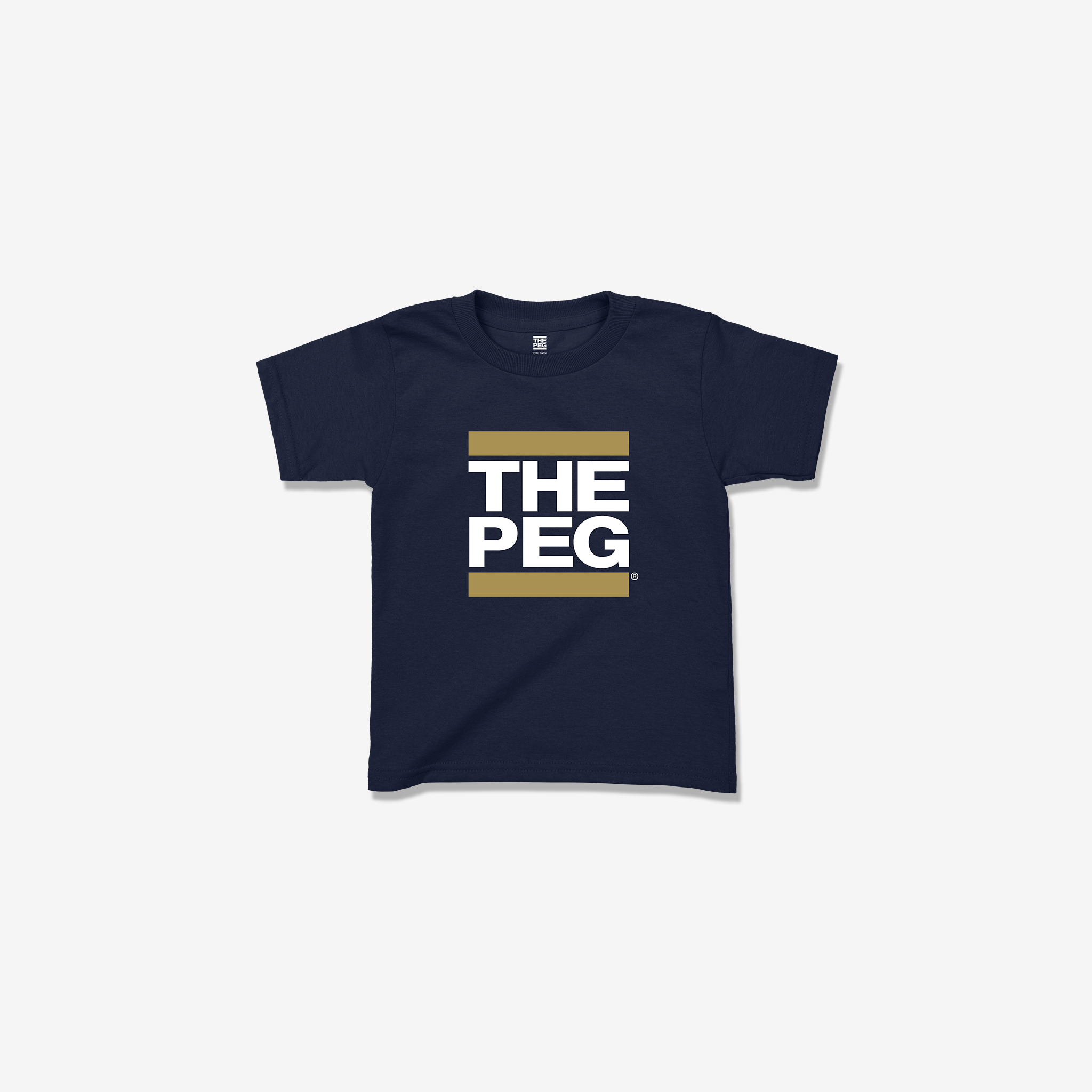 Youth Tee Shirt Tee Shirt (Navy/Gold)