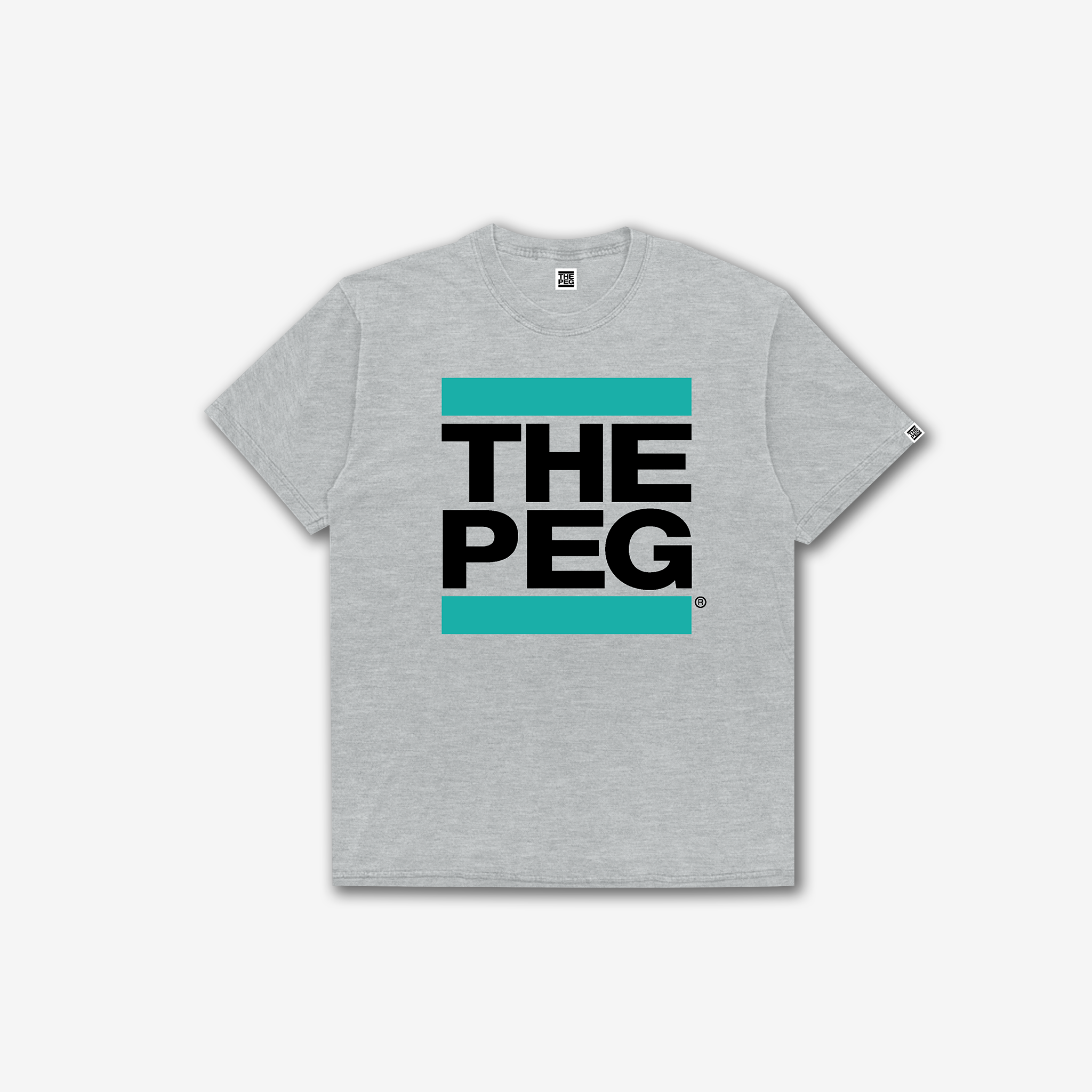 unDMC Tee Shirt (Heather Grey/Teal)