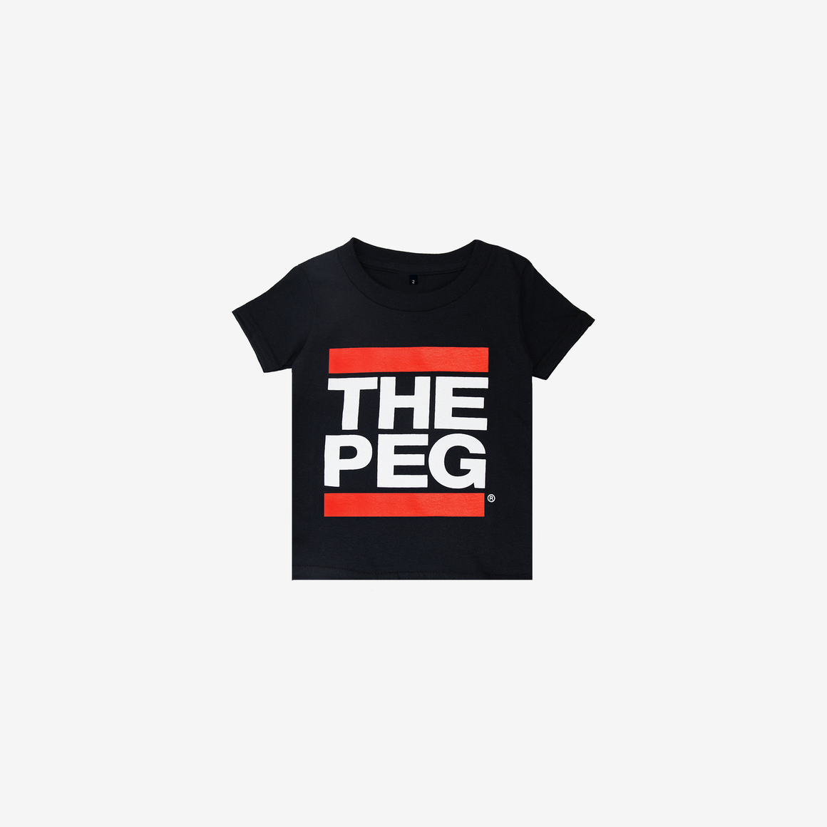 The Peg® Toddler Tee Shirt (Original Black)