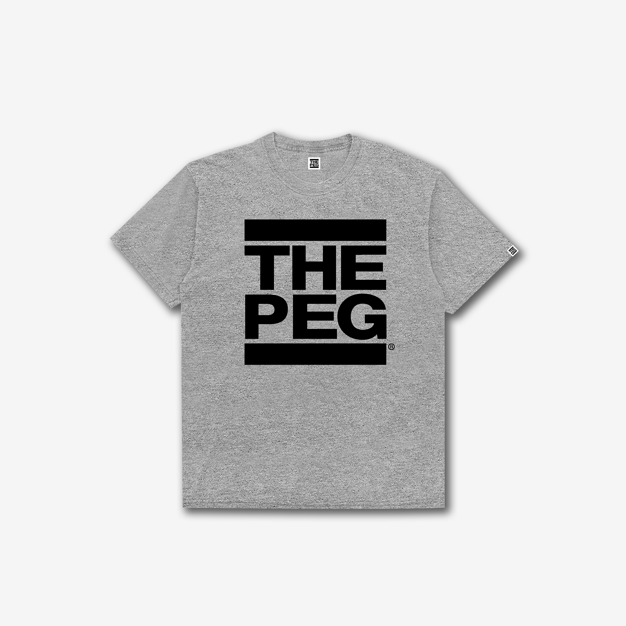 The Peg® Classic unDMC Tee Shirt (Heather Grey/Black)
