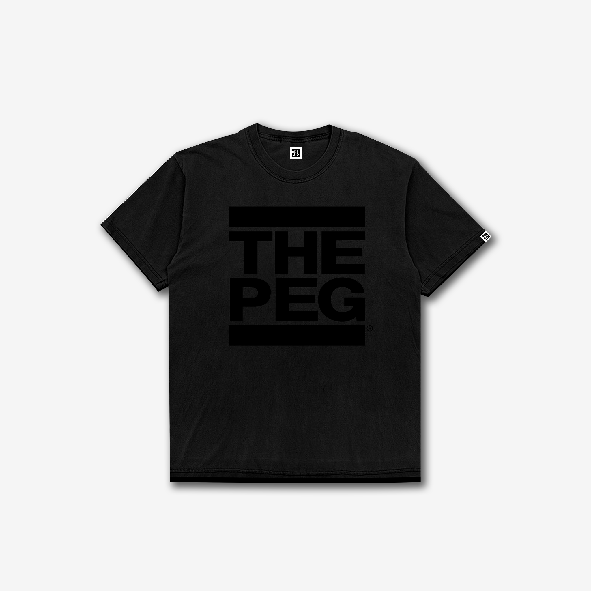 The Peg® Classic unDMC Tee Shirt (Monochromatic Black)