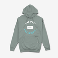 The Peg x REAL Mid Weight Crest Hoodie (Sea Glass, Aqua)