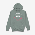 The Peg x REAL Mid Weight Crest Hoodie (Sea Glass, Coral)