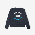 The Peg x REAL Mid Weight Crest Crew (Navy, Legacy Blue)