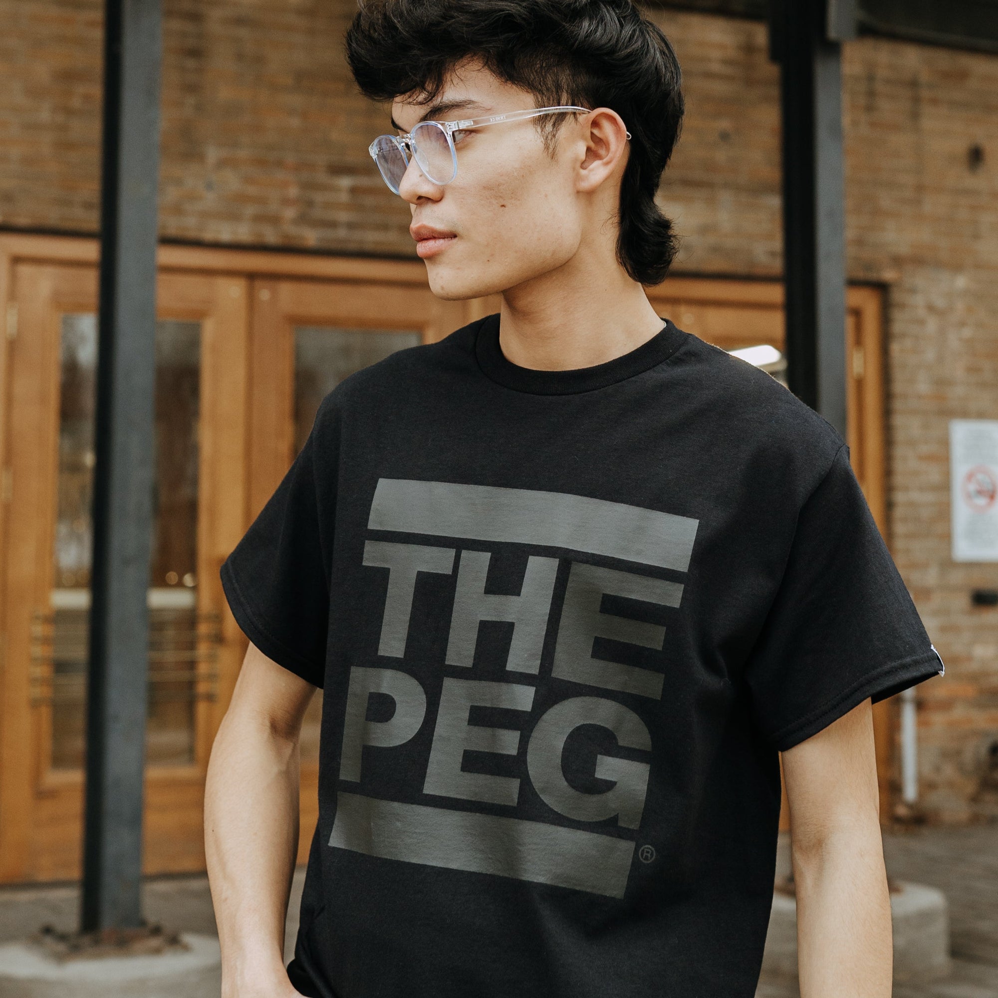The Peg® Classic unDMC Tee Shirt (Monochromatic Black)