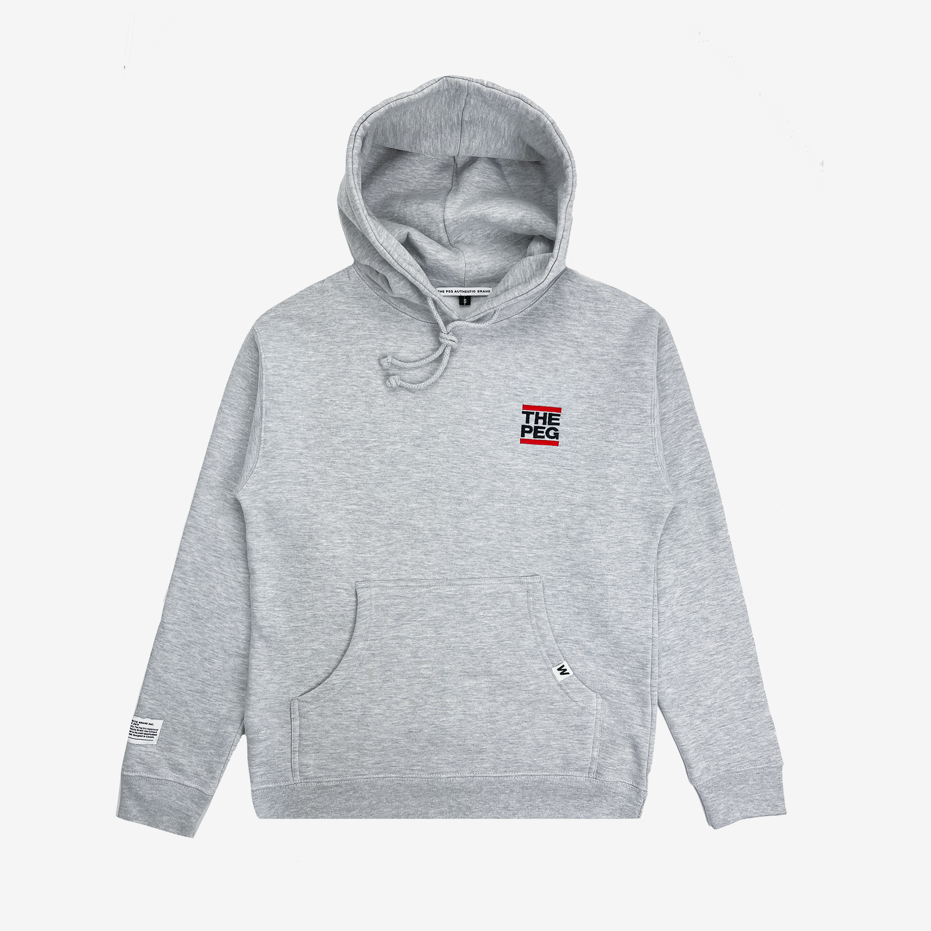 Pre Order: Heavy Weight Premium Embroidered Hoodie (Heather Grey) - The Peg  Authentic Brand