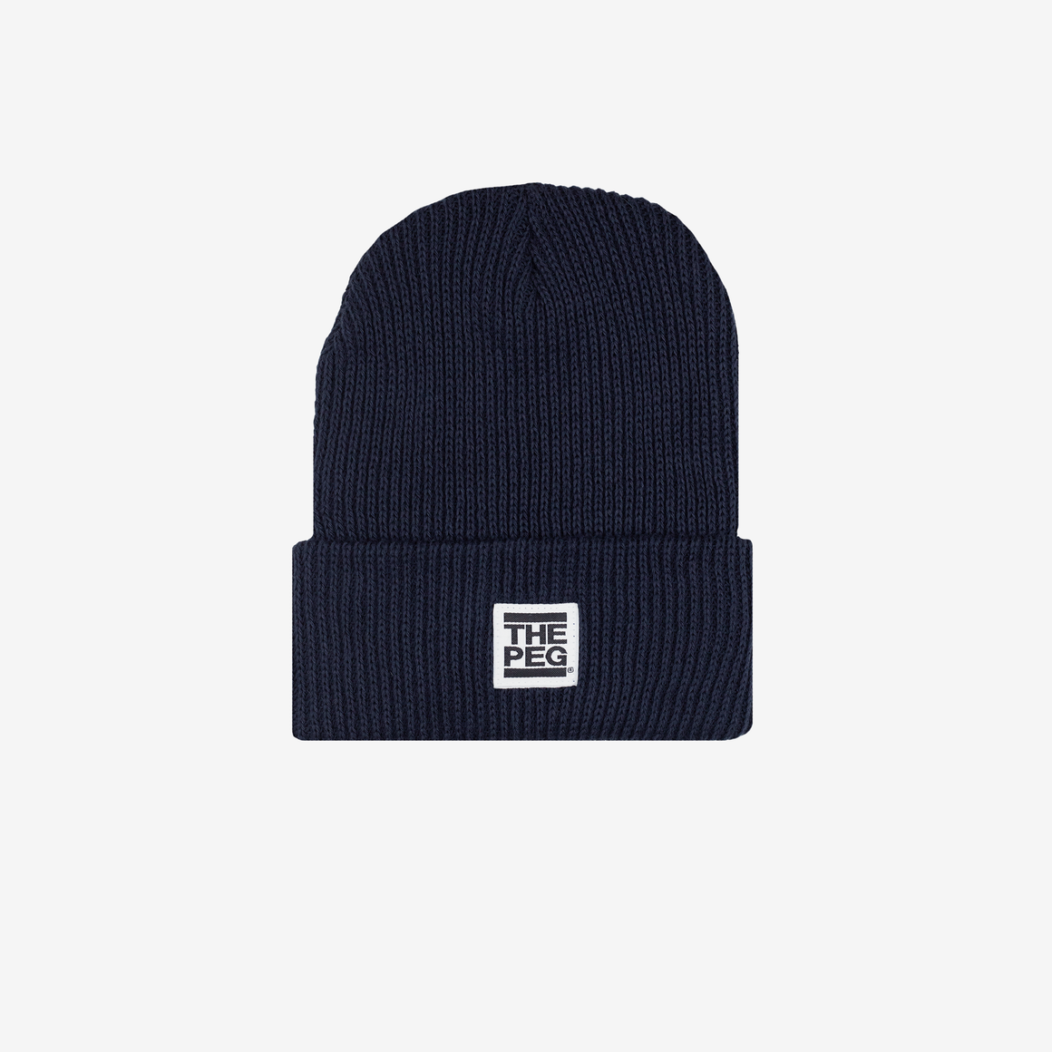 Premium Knit Beanie Cap (Navy)