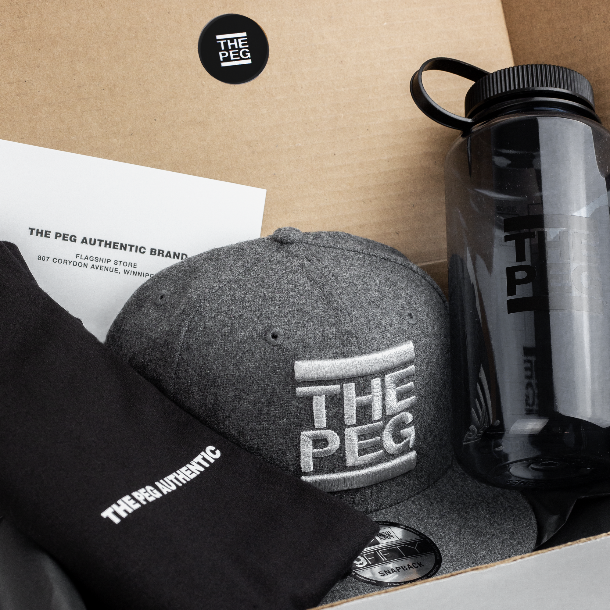 The Peg Gift Box (Grey, Black)
