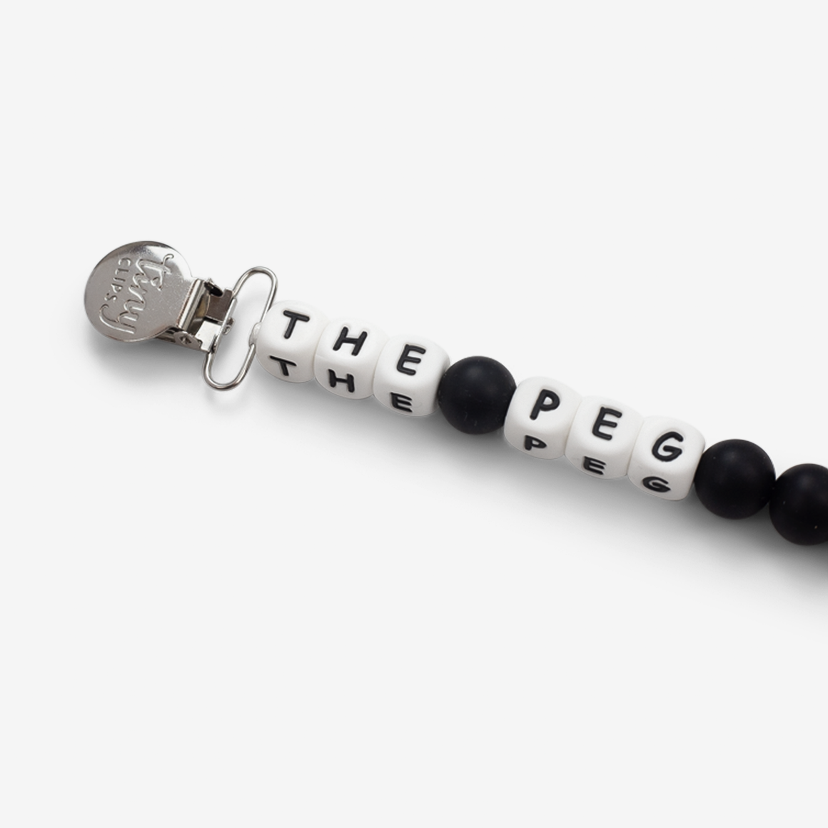 The Peg Authentic x Tiny Inspirations Pacifier Clip